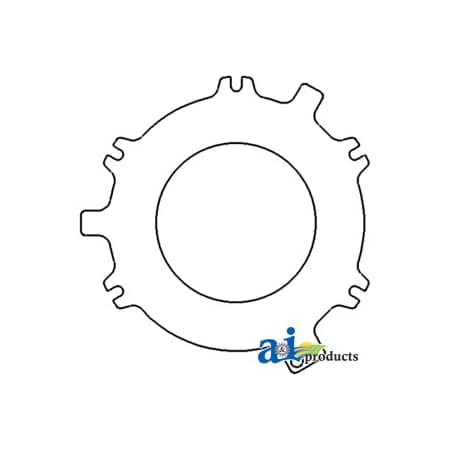 A & I Products Brake Plate 14" x14" x0.2" A-139189C1
